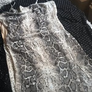 Beautiful snakeprint maxi dress size XL